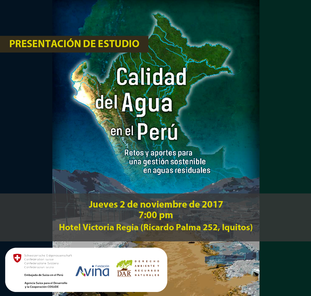 Presentarán estudio sobre gestión de la calidad del agua en Iquitos