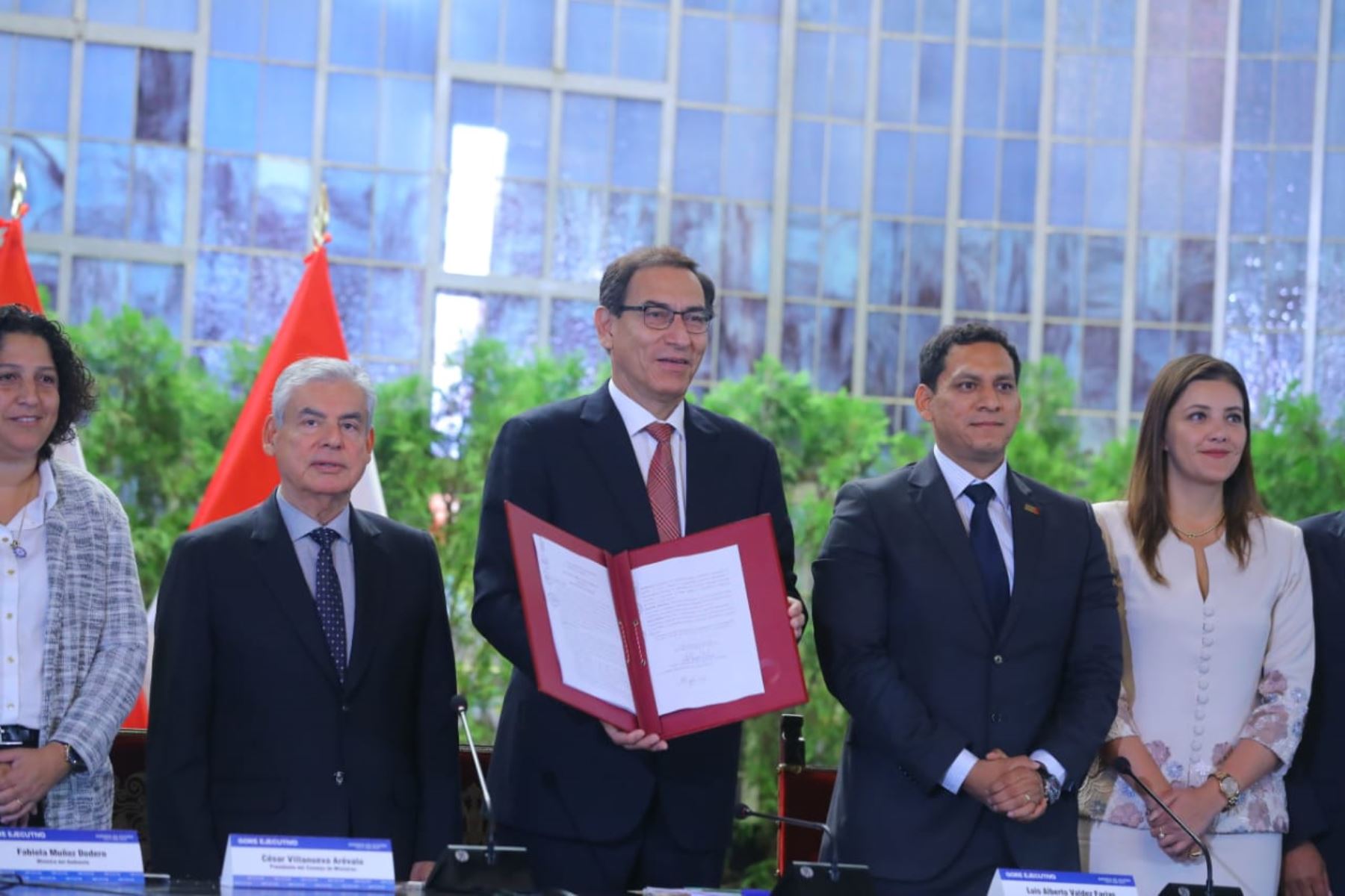 Presidente Vizcarra promulga Ley Marco de Cambio Climático para el desarrollo sostenible del país