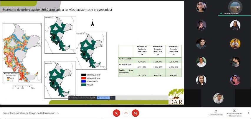 DAR contribuye con la Zonificación Ecológica y Económica para reducir la deforestación asociada a la infraestructura vial