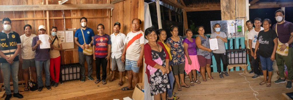 Energía solar mejora la calidad de vida de 130 familias en la zona de amortiguamiento del Área de Conservación Regional “Comunal Tamshiyacu Tahuayo”