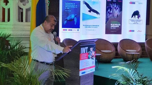 Autoridades peruanas y miembros de la sociedad civil participan en la II Conferencia de Alto Nivel de las Américas sobre el Comercio Ilegal de Vida Silvestre en Colombia