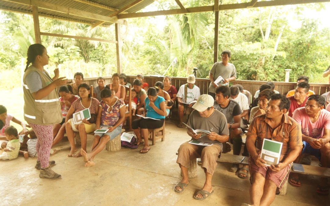Más de setenta comunidades nativas de la región Ucayali reciben asistencia técnica en manejo forestal comunitario