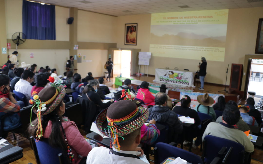 Defensores indígenas de Loreto participaron en el Encuentro Nacional de Defensoras y Defensores del Perú