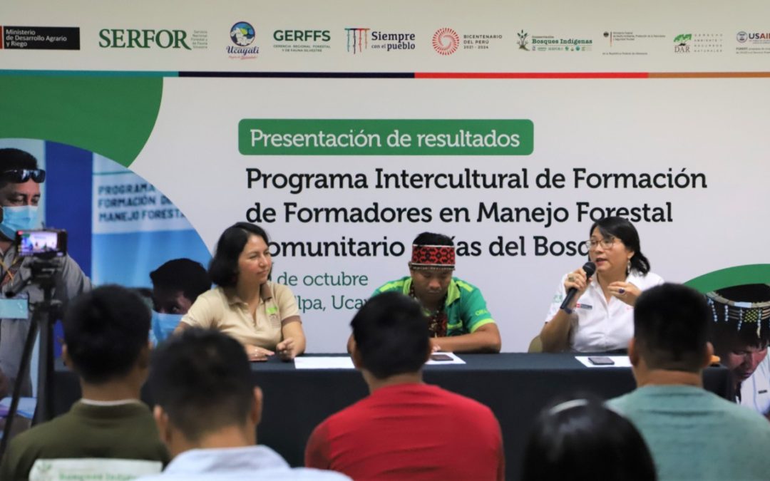 “Guías del boque”: Programa Intercultural contó con  274 comuneros indígenas fortalecidos en manejo forestal comunitario
