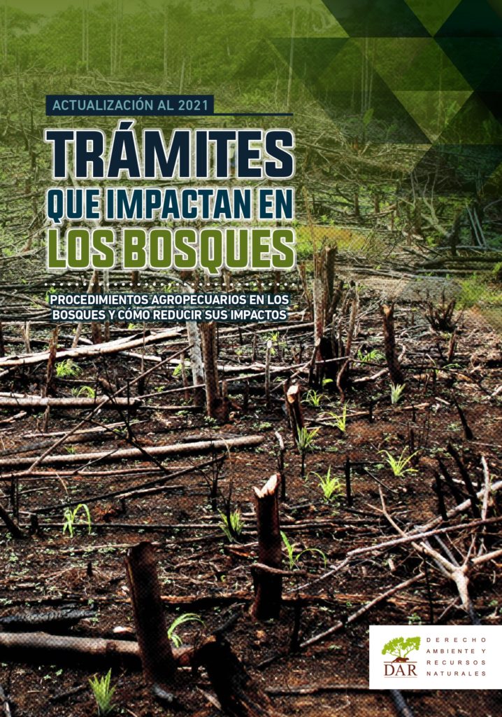 Tramites que impactan en los bosques. Actualización al 2021