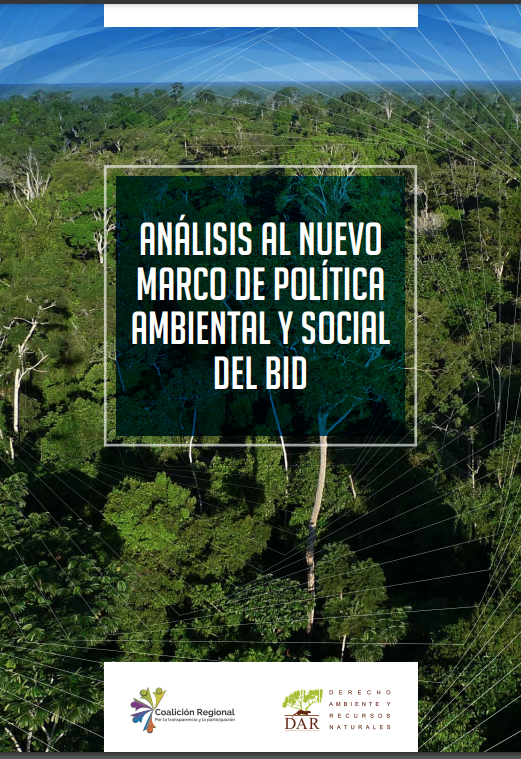 Análisis al nuevo marco de política ambiental y social del BID