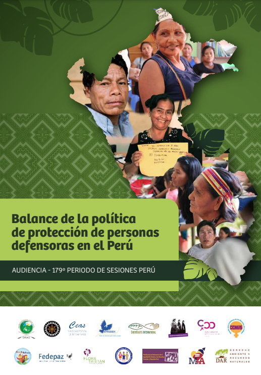 Balance de la política de protección de personas defensoras en el Perú