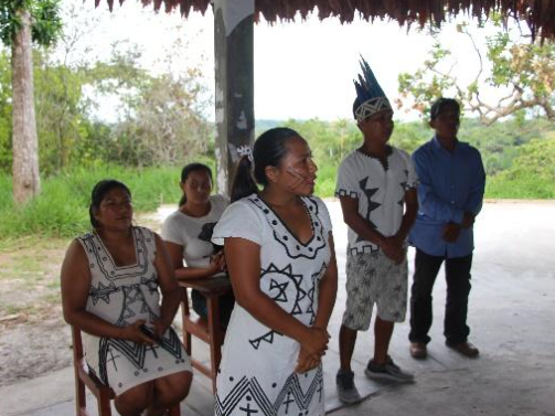 Comunidad nativa Centro Arenal exige a representantes del MINJUSDH la protección efectiva de sus derechos ante reiteradas amenazas de actores ilegales en su territorio