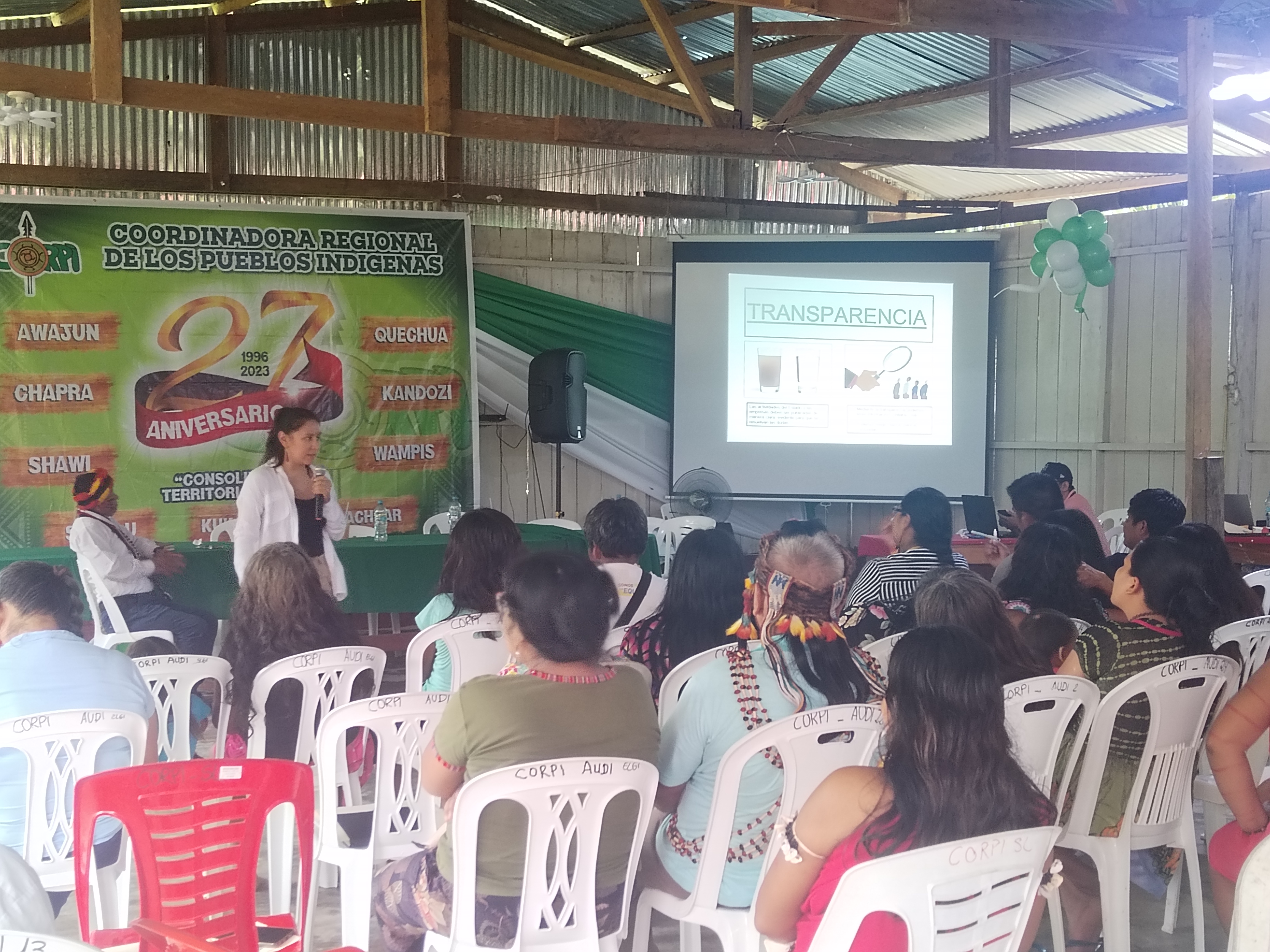 CORPI-San Lorenzo leaders denounce the reactivation of road, hydrocarbon and carbon market projects in their territories during local capacity-building workshop