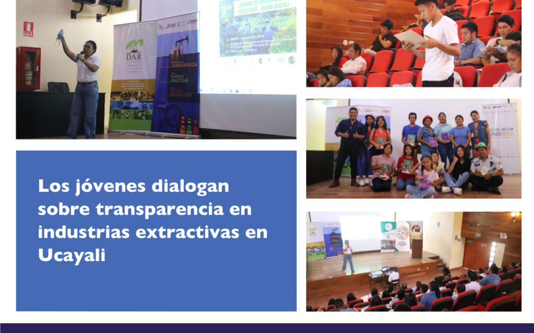 Colectivos de jóvenes se capacitan sobre transparencia en la región Ucayali