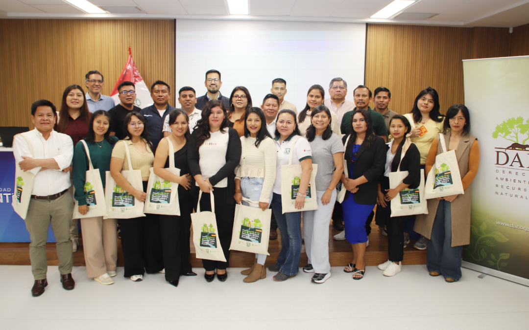 Líderes indígenas de todo el Perú fortalecen capacidades en financiamiento climático y protección territorial